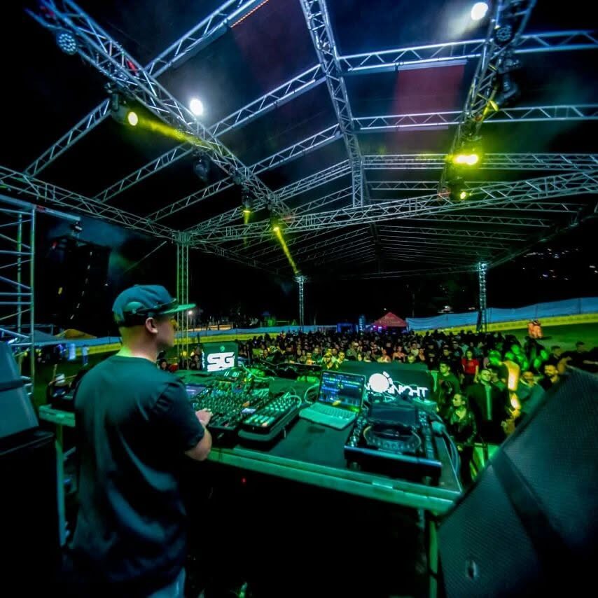Daniel Chica en cabina, ONE Festival 2023