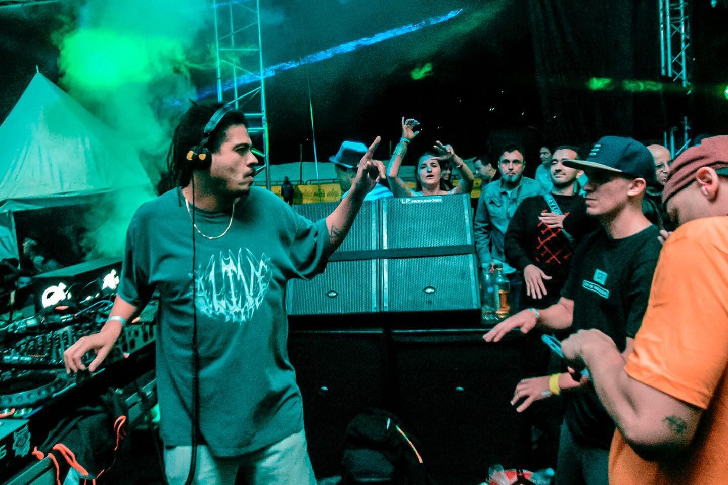 Seth Troxler en cabina, ONE Festival 2023